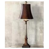 ANTIQUE BRONZE MARBLE BUFFET LAMP 11 ( OK-4161M)
