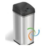 I TOUCH 13 GALLON STAINLESS STEEL TOUCHLESS TRASH CAN