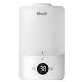 LEVOIT HUMIDIFIER FOR BEDROOM , TOP FILL COOL MIST ULTRASONIC FOR BABY NURSERY KIDS W/ ESSENTIAL OILS, SMART CONTROL W/ CONSTANT HUMIDITY FOR PLANTS INDOOR, QUIET EASY CLEAN , BPA FREE, 3L, WHITE