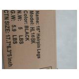 Hairpin Legs 16" , Black