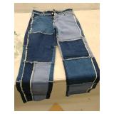Patchwork Jeans Size L
