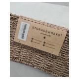 Storageworks Handmade seagrass Basket 15" x 7"