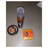 TAME THE WILD Elite Beard Straightener Brush Kit-ION Technology-Portable Anti-Scald Heated Beard Brush Straightener-Beard Soap -Pearwood Comb - Storage Case Included