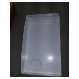 White Bedside Shelf for Bed - Clip on Nightstand with Cup Holder & Cord Holder, MODEL#: MU 1091