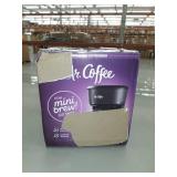 Mr. CoffeeÂ® 5-Cup Mini Brew Switch Coffee Maker, Black, UPC: 053891137478