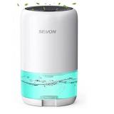 SEAVON Dehumidifier 35oz Dehumidifiers for Home 2600 Cubic Feet (285 sq ft)