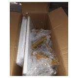 AMADA HOMEFURNISHING White Floating Shelves , White,MODEL#: AMFS12