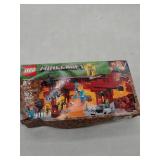 LEGO Minecraft The Blaze Bridge 21154 Toy Battle Building Set (370 Pieces)
