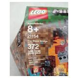 LEGO Minecraft The Blaze Bridge 21154 Toy Battle Building Set (370 Pieces)