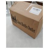 11 pack 16oz Amber Boston Glass Bottles