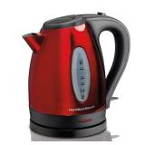 Hamilton Beach - 7.2-Cup Electric Kettle - Red/Black