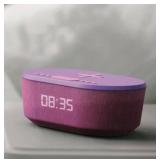 i-box Dawn Bedside Alarm Clock with wireless charging