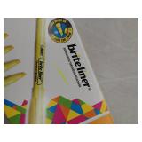 BIC Brite Liner Highlighter, Chisel Tip, Yellow, 1-Dozen
