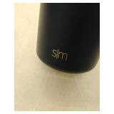 Simple Modern 40 oz Summit Water Bottle with Straw Lid Stainless Steel -Deep Ocean USED