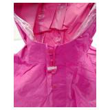 Rain Poncho, raspberry