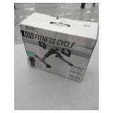 Aduro Sport Foldable Pedal Exerciser, Stationary Under Desk (Silver/Black)