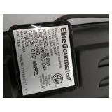 Elite Gourmet - Electric Double Cast Burner - Black USED