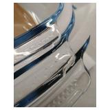 3- Piece Deep Glass Baking Dish set DAMAGED