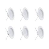 Feit Electric 7420060 0.83 in. 5000K Recessed Retrofit LED Downlight - Pack of 6, UPC:017801472493