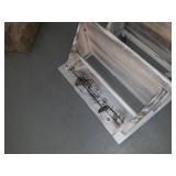 Rustic Wall Mount Shelve with hooks, Brown, Size: 17" x 12"