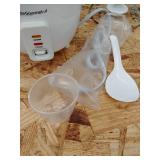 Elite Gourmet - 6-Cup Rice Cooker - White