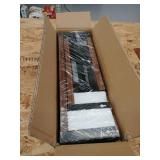 Three different sized wall hanging shelves