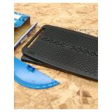 IO Crest Ergonomic Foot Rest Textured Surface Reduce Muscle Strain, Black Blue (SY-ACC65076) MISSING PART