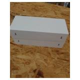 Wall Hanging Drawers, white 12.5"
