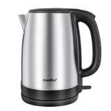 Comfee 1.7L Stainless Steel Electric Tea Kettle, BPA-Free Hot Water Boiler, Cordless with LED Light, Auto Shut-Off and Boil-Dry Protection, 1500W Fast Boil, 8.66*5.91*9.65inch