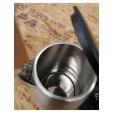 Comfee 1.7L Stainless Steel Electric Tea Kettle, BPA-Free Hot Water Boiler, Cordless with LED Light, Auto Shut-Off and Boil-Dry Protection, 1500W Fast Boil, 8.66*5.91*9.65inch