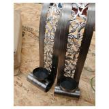 2 Wall Hanging Candle Holders(GLASS IS BROKEN)