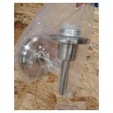 Design House Aubrey 1-Light Satin Nickel Indoor Wall Mount MISSING GLOBE