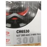 BOSS Audio - 6.50" 3-way Speaker - Black and Red