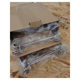 (2) 2-Tier Corner Storage Shelf set