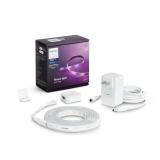 Philips - Hue White and Color Ambiance Lightstrip Plus 2m Base Kit with Bluetooth