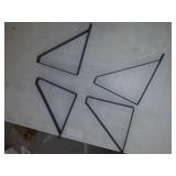 Two white/Gray, Floating Shelves