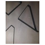 Two white/Gray, Floating Shelves