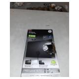 GE Ultra Edge Indoor TV Antenna, Slim Home Decor Reversible Black White, 4K 1080P VHF UHF,