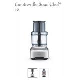 Breville BFP660SIL Sous Chef 12 Cup Food Processor, Silver - Retails $299.00