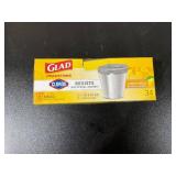 Glad Drawstring Small Trash Bags - Lemon Fresh Bleach - 4 Gallon - 34ct