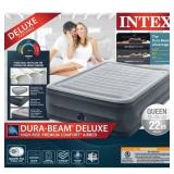 Intex 64417ED Dura-Beam Plus Series Hi-Rise Airbed With IP, Queen