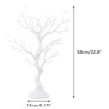 NUPTIO Artificial Tree Decorative Trees: White Twig Tree 22.8in Tall Halloween Decorations Wedding Centerpieces for Tables Fake Easter Tree for Christmas Thanksgiving Birthday Party Decor (2 pack)