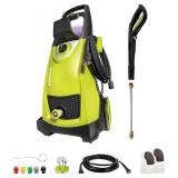 Sun Joe SPX3000 2030 Max PSI 1.76 GPM 14.5-Amp Electric High Pressure Washer, Cleans Cars/Fences/Patios