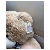 MaoGoLan Giant Teddy Bears Large Plush Stuffed Animals Toy with Footprints Big Teddy Bear for Girlfriend Children 39 Inch,Light Brown