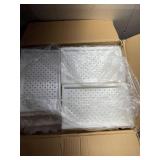 Pinkpum 12 Pack Shoe Storage Boxes, Clear Stackable Shoe Containers for Closet, Sneaker Storage Fit for Size 12