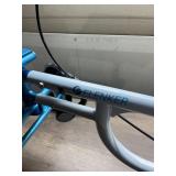 ELENKER Steerable Knee Walker Deluxe Medical Scooter for Foot Injuries Compact Crutches Alternative White+Blue