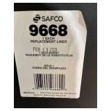 Safco 9668 Rectangular 21 Gallion Plastic Liner