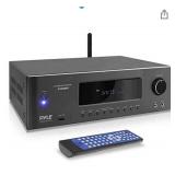 Will not power up - 1000W Bluetooth Home Theater Receiver - 5.2-Ch Surround Sound Stereo Amplifier System with 4K Ultra HD, 3D Video & Blu-Ray Video Pass-Through Supports, MP3/USB/AM/FM Radio - Pyle P