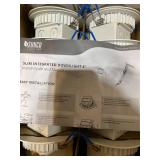 Sunco Lighting 4 Inch Slim LED Downlight, Dimmable, Integrated Junction Box - 12 Pack