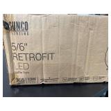 Sunco Lighting 12 Pack 5/6 Inch LED Recessed Downlight, Baffle Trim, Dimmable, 4000K Cool White